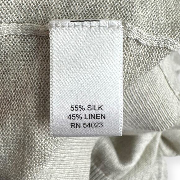 Banana Republic Silk Linen Blend Lightweight V Neck Pullover Sweater Men's XL - Picture 8 of 8